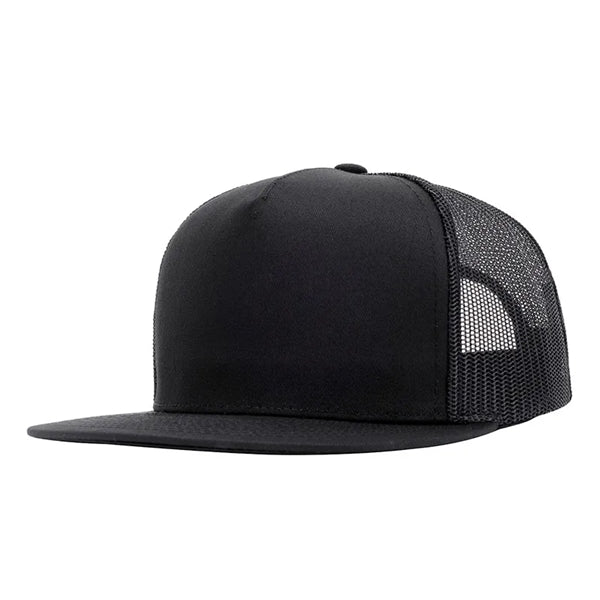 Flat Screen Brim Mesh Trucker Cap