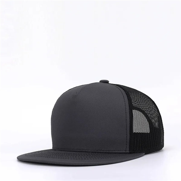 Flat Screen Brim Mesh Trucker Cap