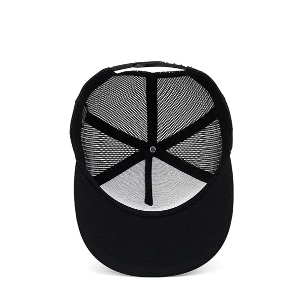 Flat Screen Brim Mesh Trucker Cap