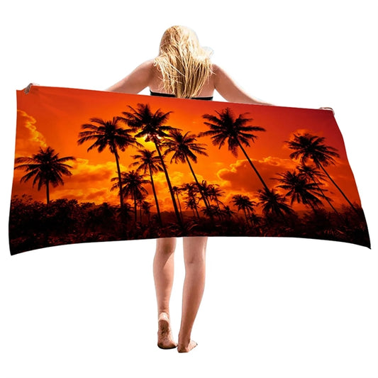 Microfiber Quick dry Sublimation Beach Towel