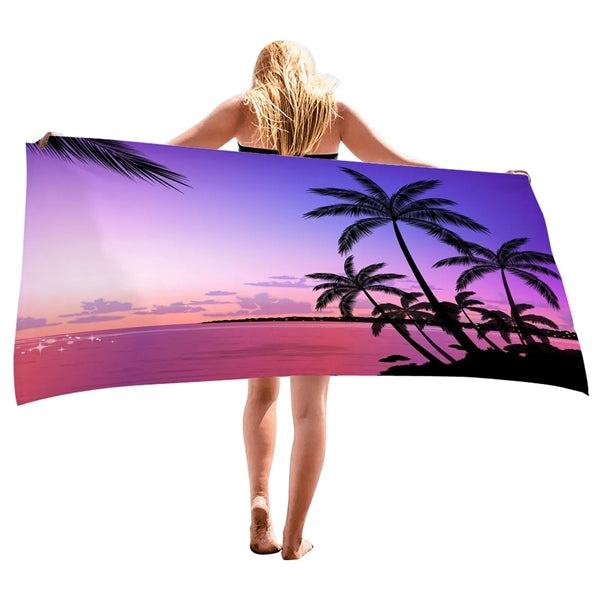 Microfiber Quick dry Sublimation Beach Towel