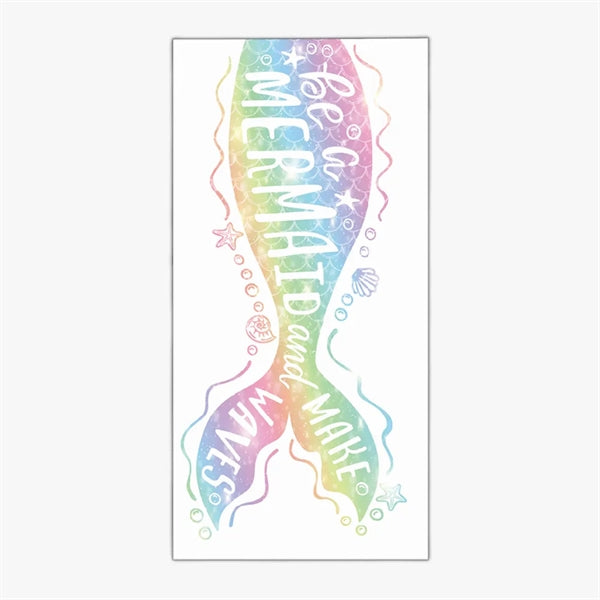 Mermaid Microfiber Quick Dry Swim Towel Blanket for Adult