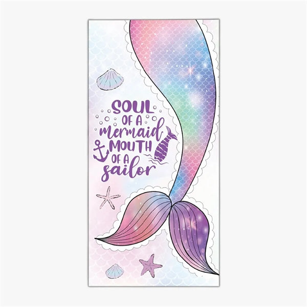 Mermaid Microfiber Quick Dry Swim Towel Blanket for Adult