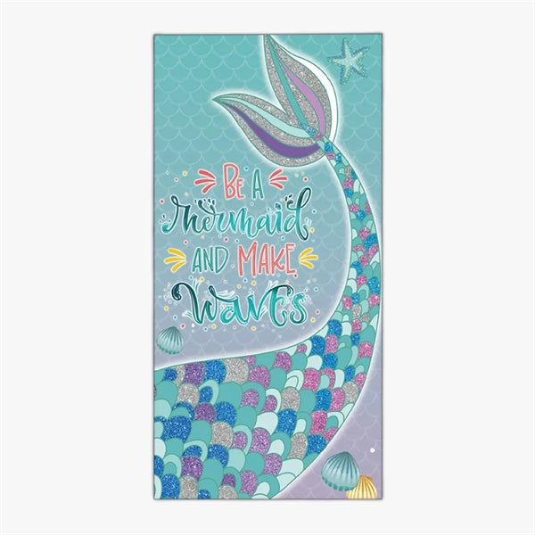 Mermaid Microfiber Quick Dry Swim Towel Blanket for Adult