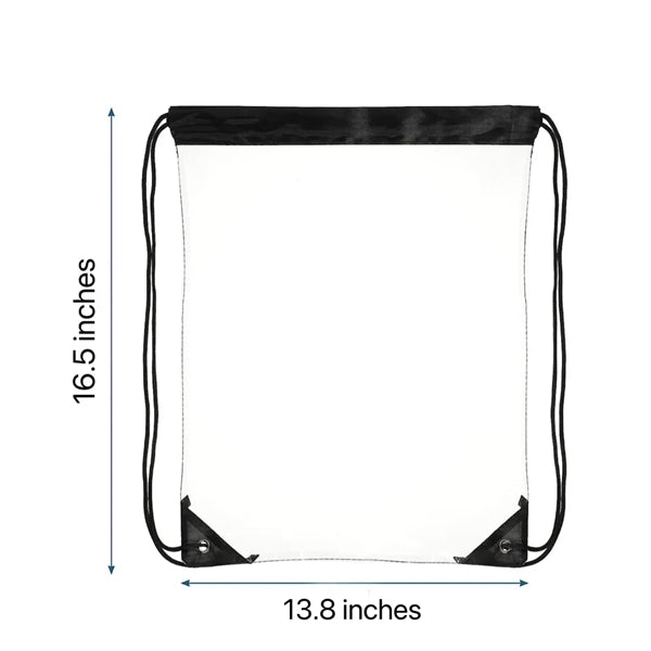 PVC Clear Drawstring Backpack