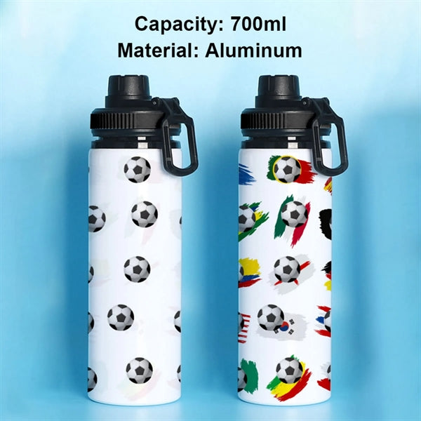 Color Changing Aluminium Football Bottle