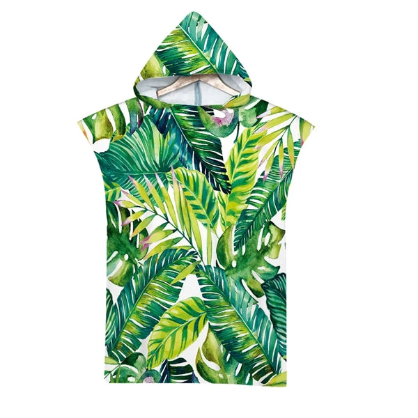 Quick Dry Pool Swim Beach Towel with Hood Changing Bath Robe