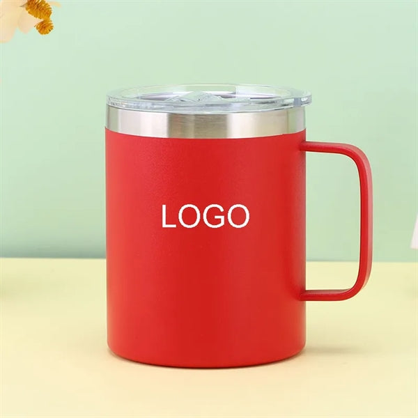12oz Stainless Steel Insulated Coffee Mug with Handle