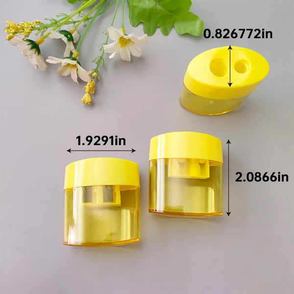 Dual Holes Manual Pencil Sharpener