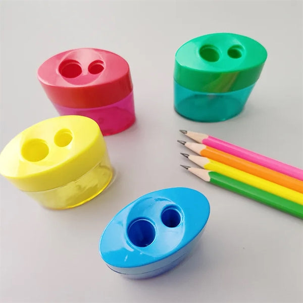 Dual Holes Manual Pencil Sharpener
