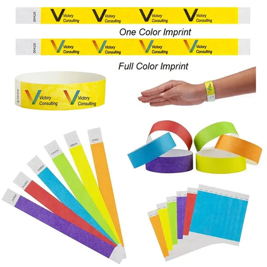 Imprinted Paper Wristband