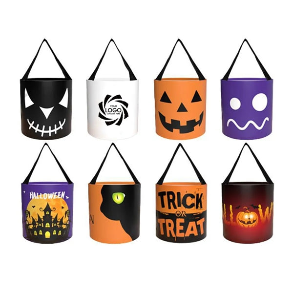 LED Halloween candy basket