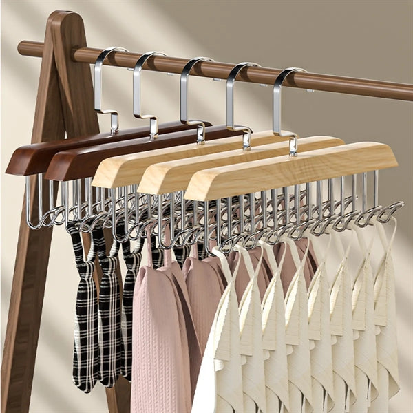 Multifunctional High Grade Solid Wooden Suit Hangers