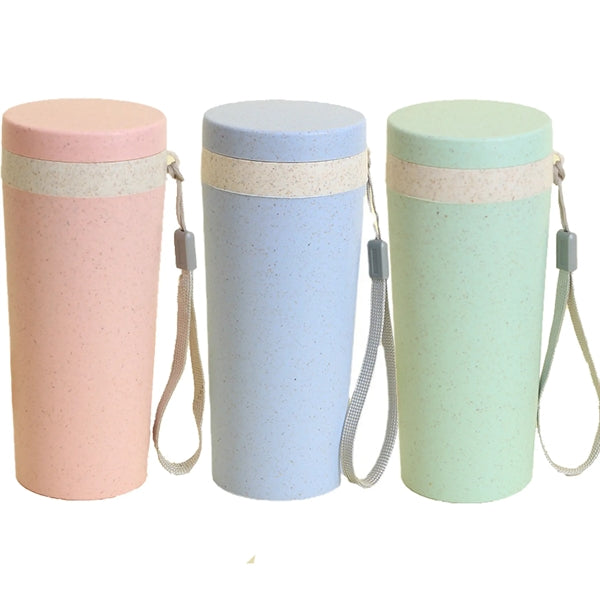 12Oz Double-Wall Wheat Straw Cup
