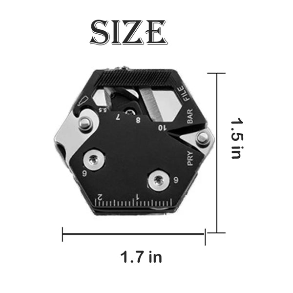Multifunctional Tool Hexadime Pocket Knife