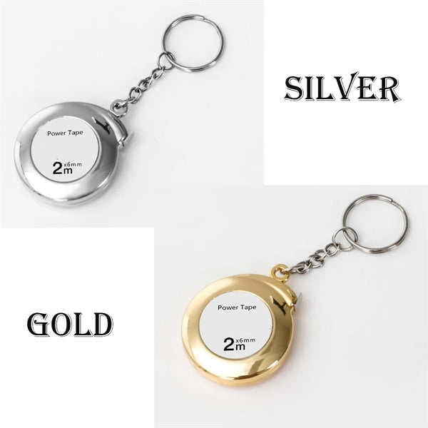 Functional Mini Retractable Measuring Tape Keychains