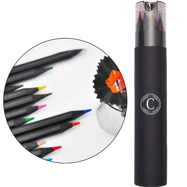 12 Art Pencils Black Suit