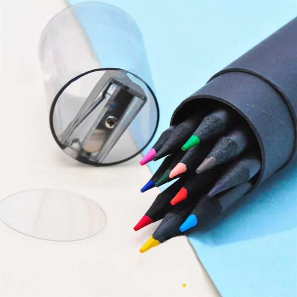 12 Art Pencils Black Suit