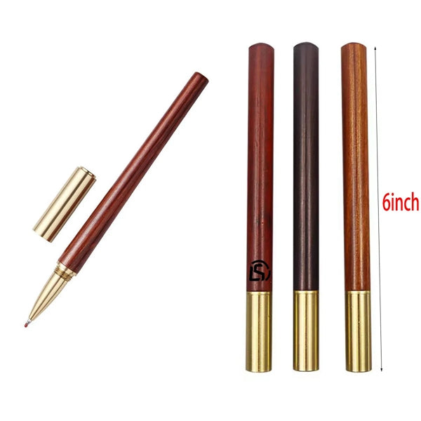 Solid Brass Rosewood Signature Ballpoint Pen