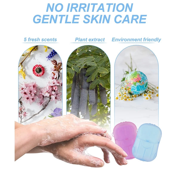 Disposable Portable Paper Soap Sheets