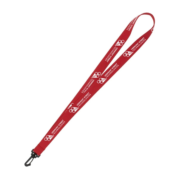 3/4" Import Air Ship Supersoft Polyester Silkscreen Lanyard
