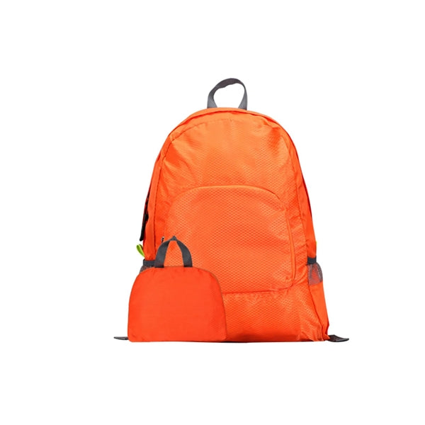 Waterproof Folding Diamond Plaid Backpack