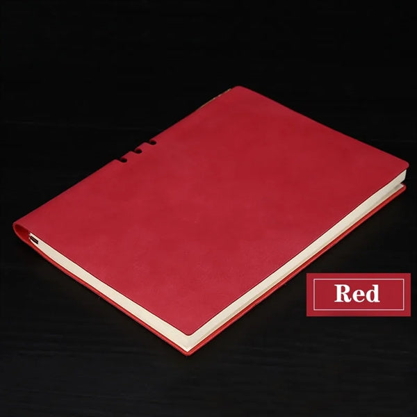 A5 Leather Notebook With Pen