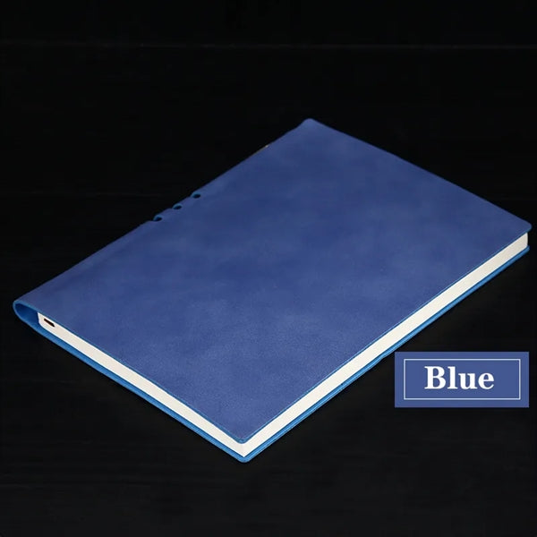 A5 Leather Notebook With Pen