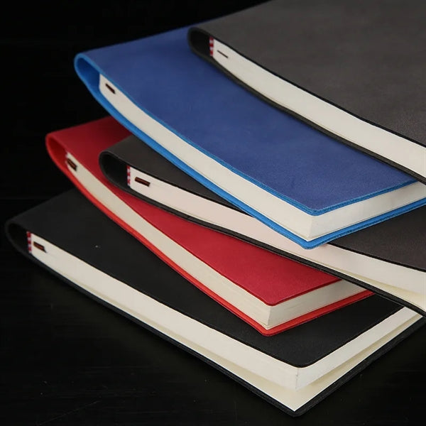 A5 Leather Notebook With Pen