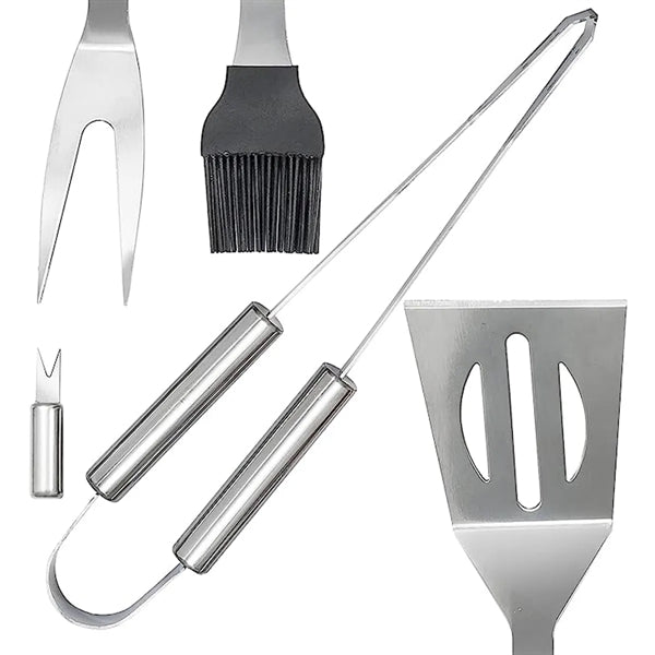 9 Packs Stainless Steel BBQ Grill Tool Set With Storage Bag
