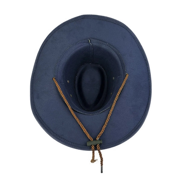 Fashion National Retro Drawstring Jazz Western cowboy hat