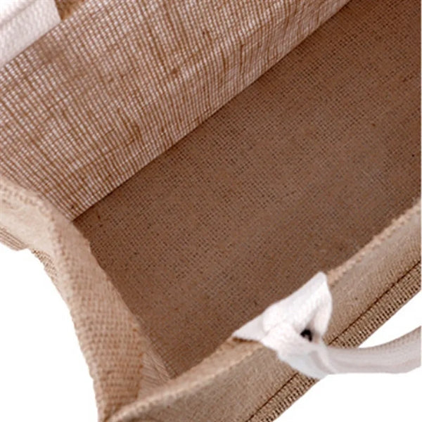 Burlap Tote Bag With Handle