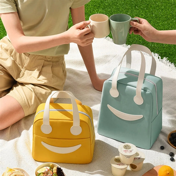 Smiley Style Cute Outdoor Lunch Bag