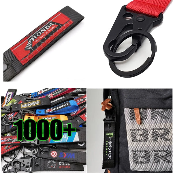 Key Tag Embroidery Luggage Keychain