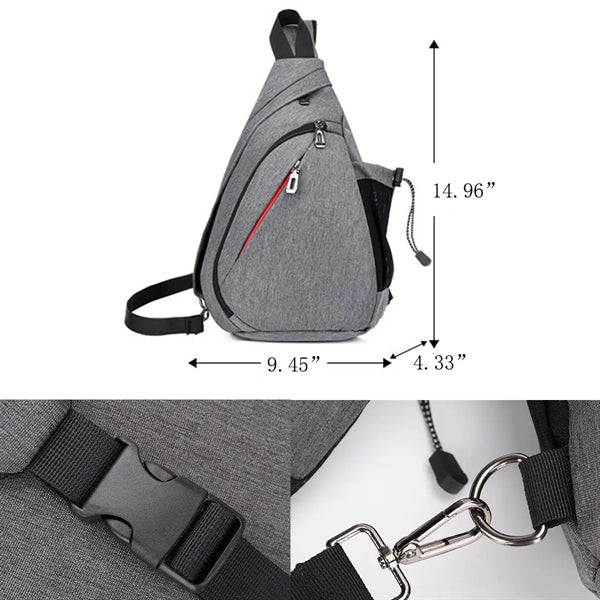 Travel Crossbody Sling Backpack Waterproof Chest Bag