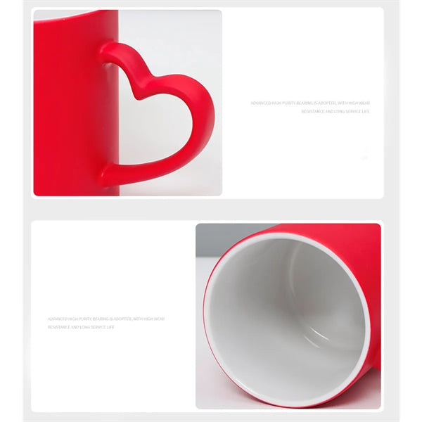 Color Changing Mug With Heart-Shaped Handle