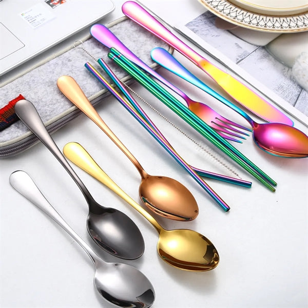 Travel Utensils With Case