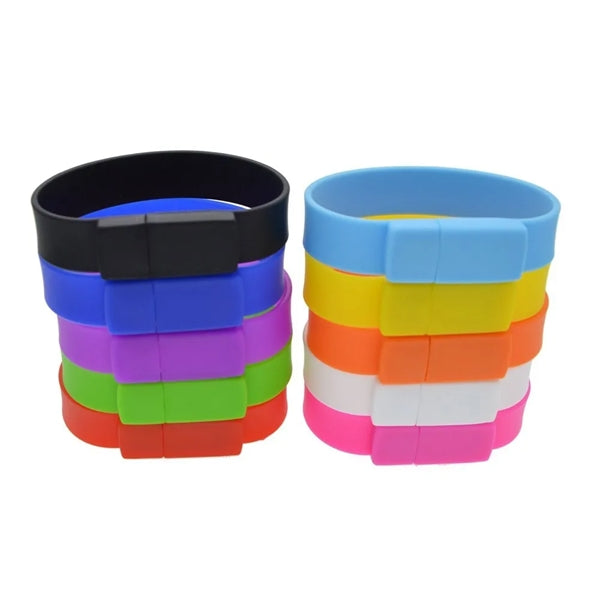 Free Shipping Wristband USB Flash Drive 4GB