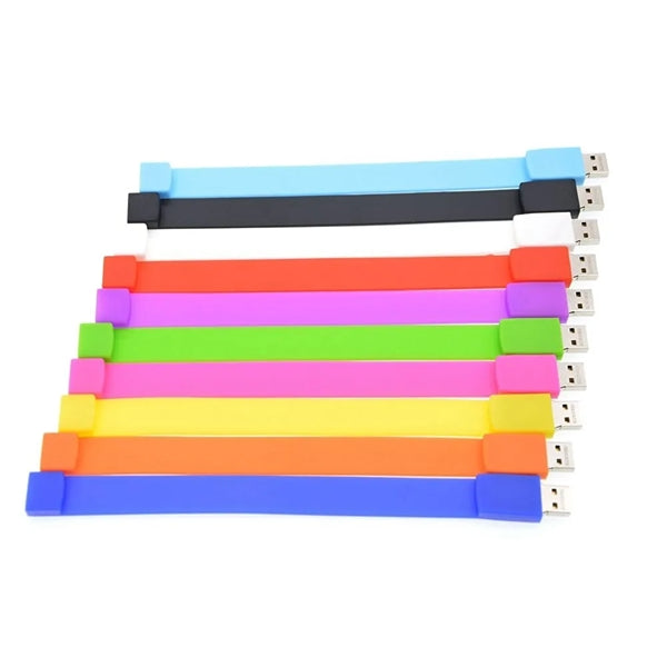 Free Shipping Wristband USB Flash Drive 4GB