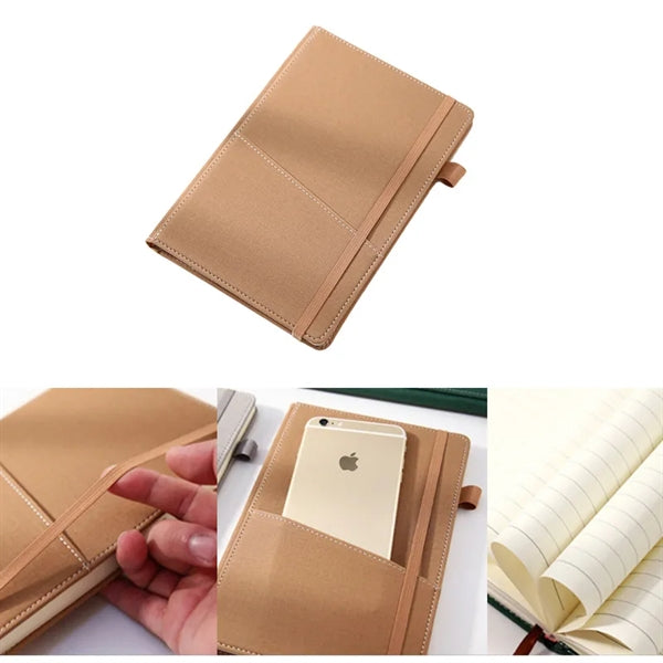 A5 PU Leather Waterproof Journal All-Weather Paper Notebook