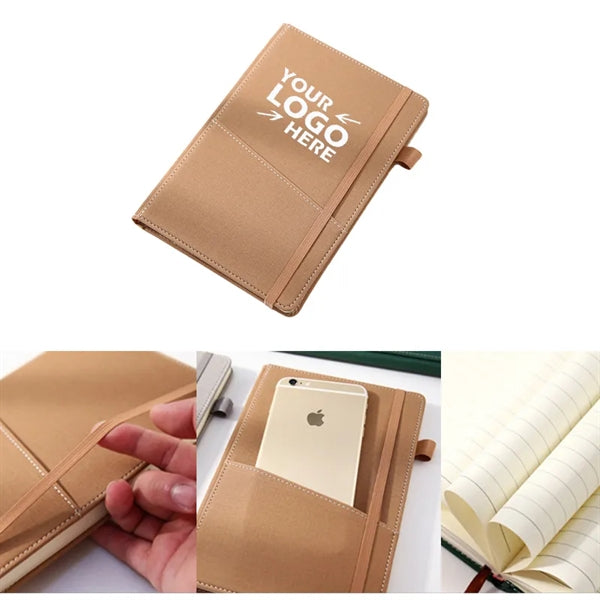 A5 PU Leather Waterproof Journal All-Weather Paper Notebook