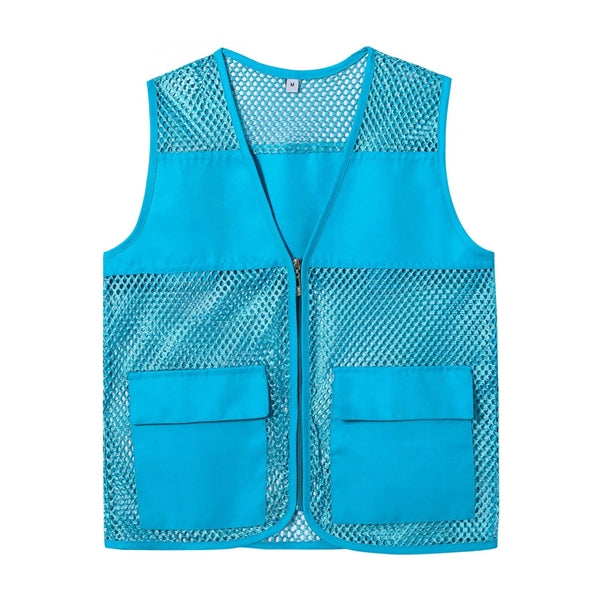 Mesh Reflective Volunteer Vest With Pockets
