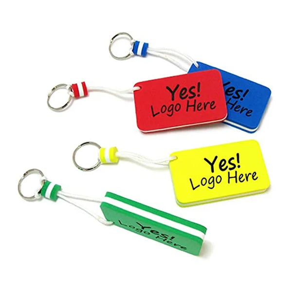 Rectangle Floating Keychain