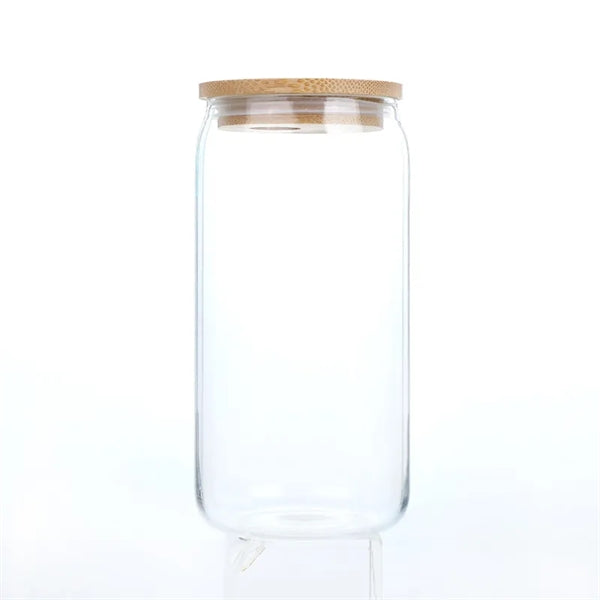 16oz Tumbler with Bamboo Lid & Glass Straw