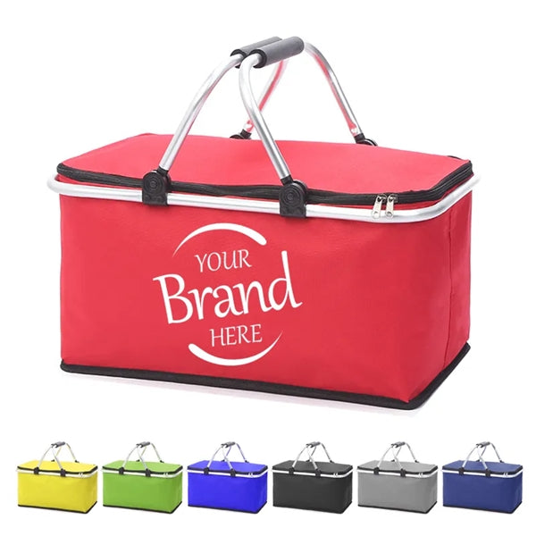 Oxford Folding Picnic Basket