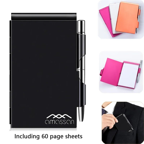 Metal Notebook Pen Set