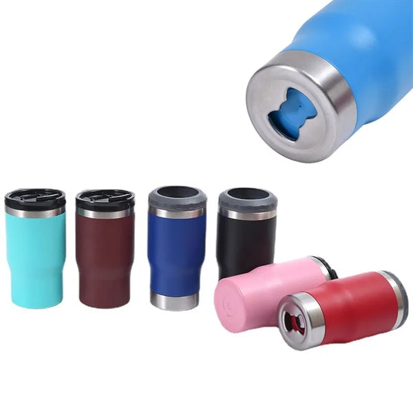4 in 1 14oz Can Cooler Insulator Tumbler