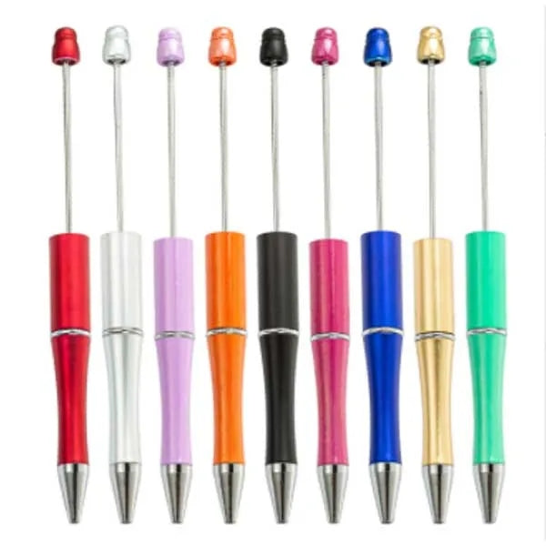 DIY Plastic Beadable Bead Ballpoint Ball Pen