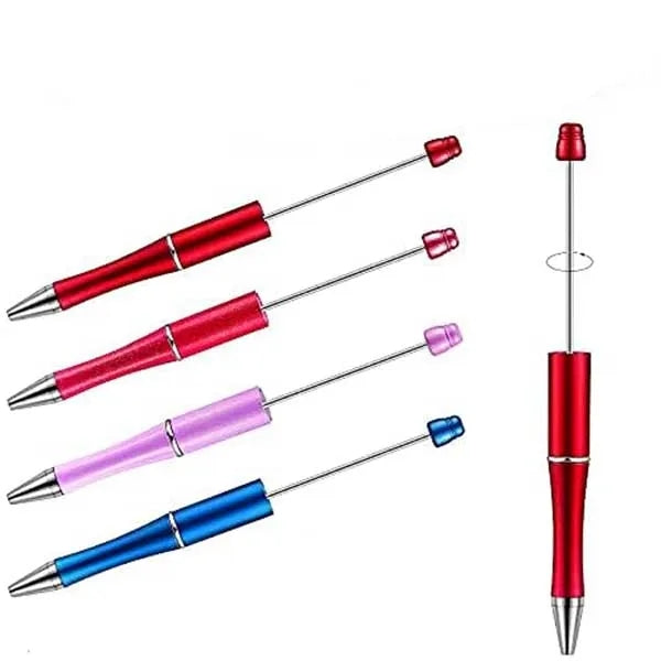 DIY Plastic Beadable Bead Ballpoint Ball Pen
