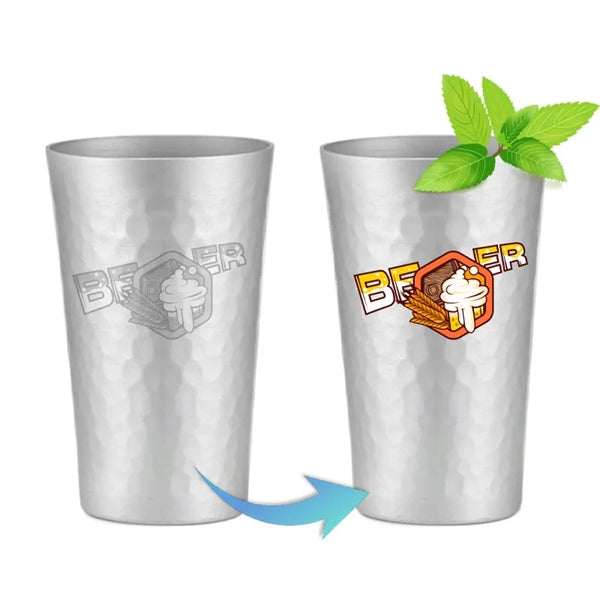 12oz Color Changing Aluminum Cup